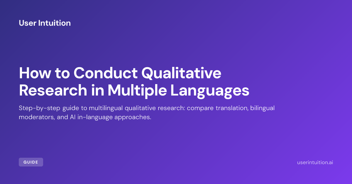 Qualitative Language Examples How to Conduct Qualitative Research in Multiple Languages