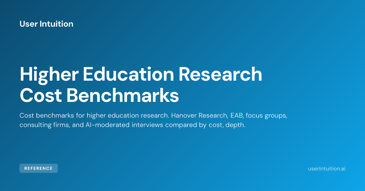 Higer Rework Cost Higher Education Research Cost Benchmarks